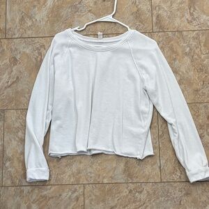 White Long Sleeve Top
